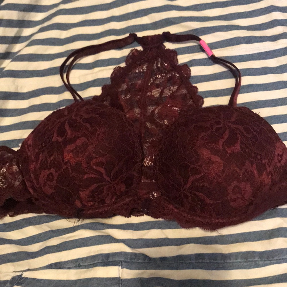 NEW W TAGS PINK front close bra 34B